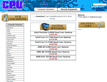 Tablet Screenshot of cpu4u.com